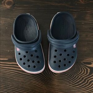 CROCS Blue Water Shoes with Ventilation and Slip-On Design